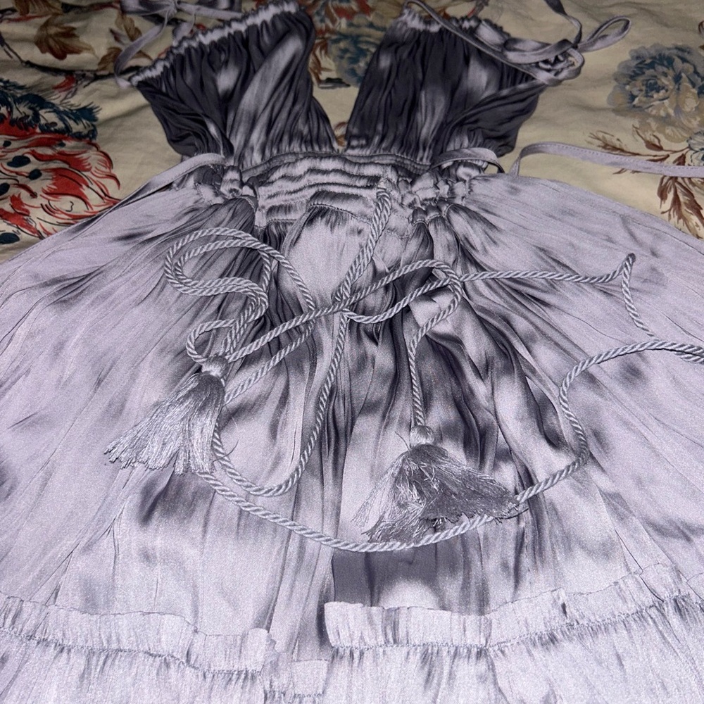 The Reset Black and Gray Mini Dress